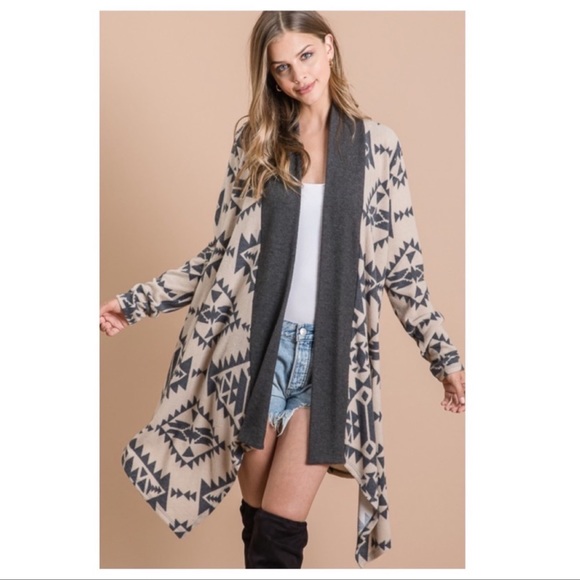 ❗️NEW❗️Aztec Open Cardigan - Picture 3 of 8